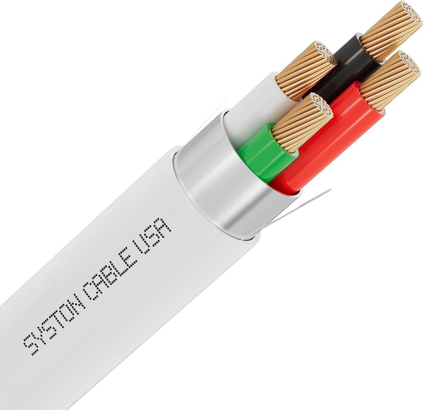 Cable control alarma sonido blindado 100% cobre trenzado UL