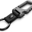 Llavero resistente mosquetón acero inox EDC negro