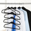 100 Perchas Terciopelo Antiderrap Perchas Ropa Negro
