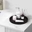 Bandeja silicona redonda decorativa para baño y cocina 12pulg