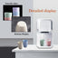Set 5 vasos paja trigo 12oz reutilizables apilables plástico