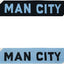 Bufanda Futbol Manchester City Adulto Unisex