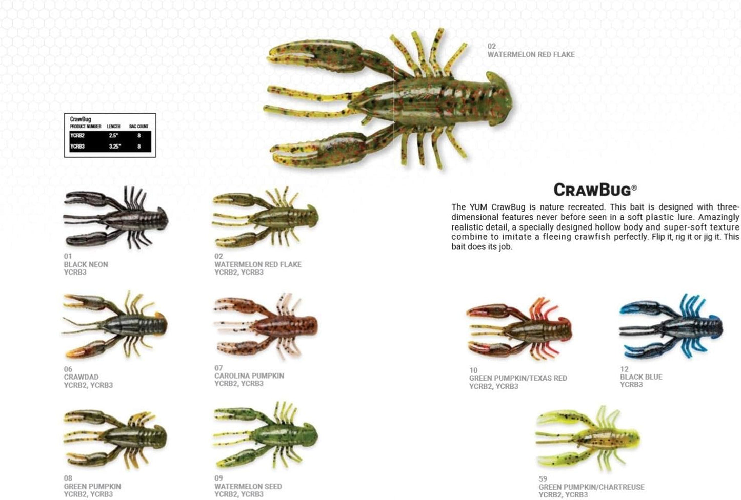 Anzuelo pesca lubina diseño langosta plástico blando