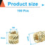 100 Pzas Insertos Roscados M4 3D Tuercas Latón