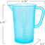 Jarra medidora 1L color azul graduado pack 2