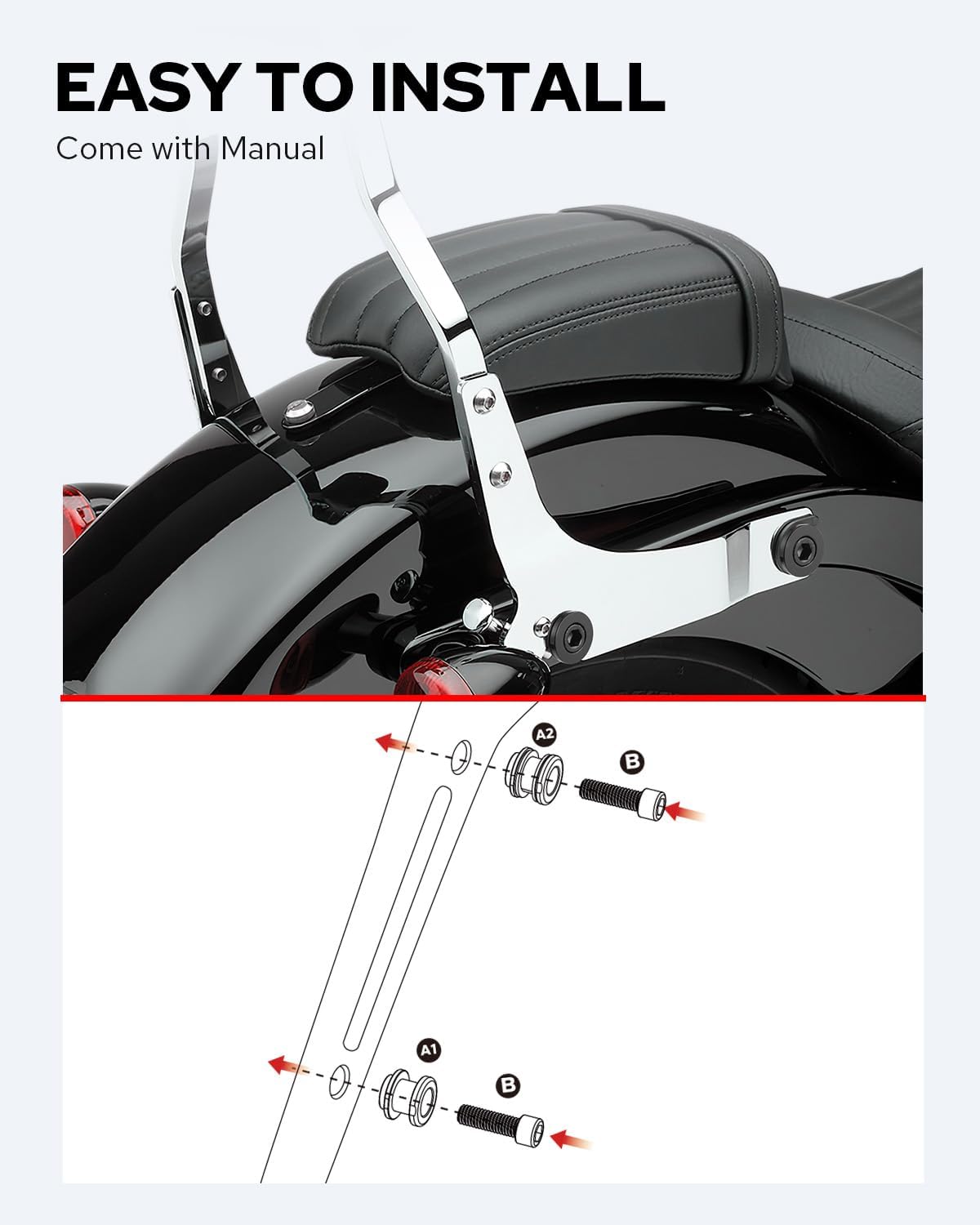 Kit acoplamiento 4 puntos para Harley Softail 18-24
