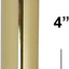 Boquilla tubo latón IPS ½x4 pulg pack 2