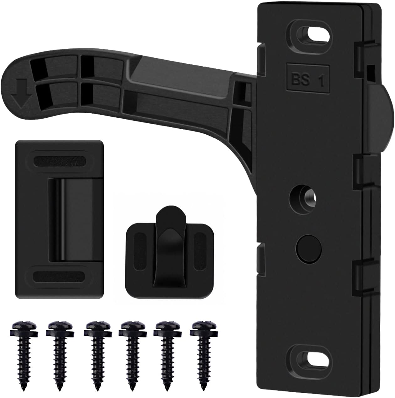 Kit pestillo puerta mosquitero metal izquierdo para cámper