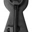 Aldabas puerta delantera 6" hierro fundido negro