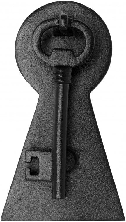 Aldabas puerta delantera 6" hierro fundido negro