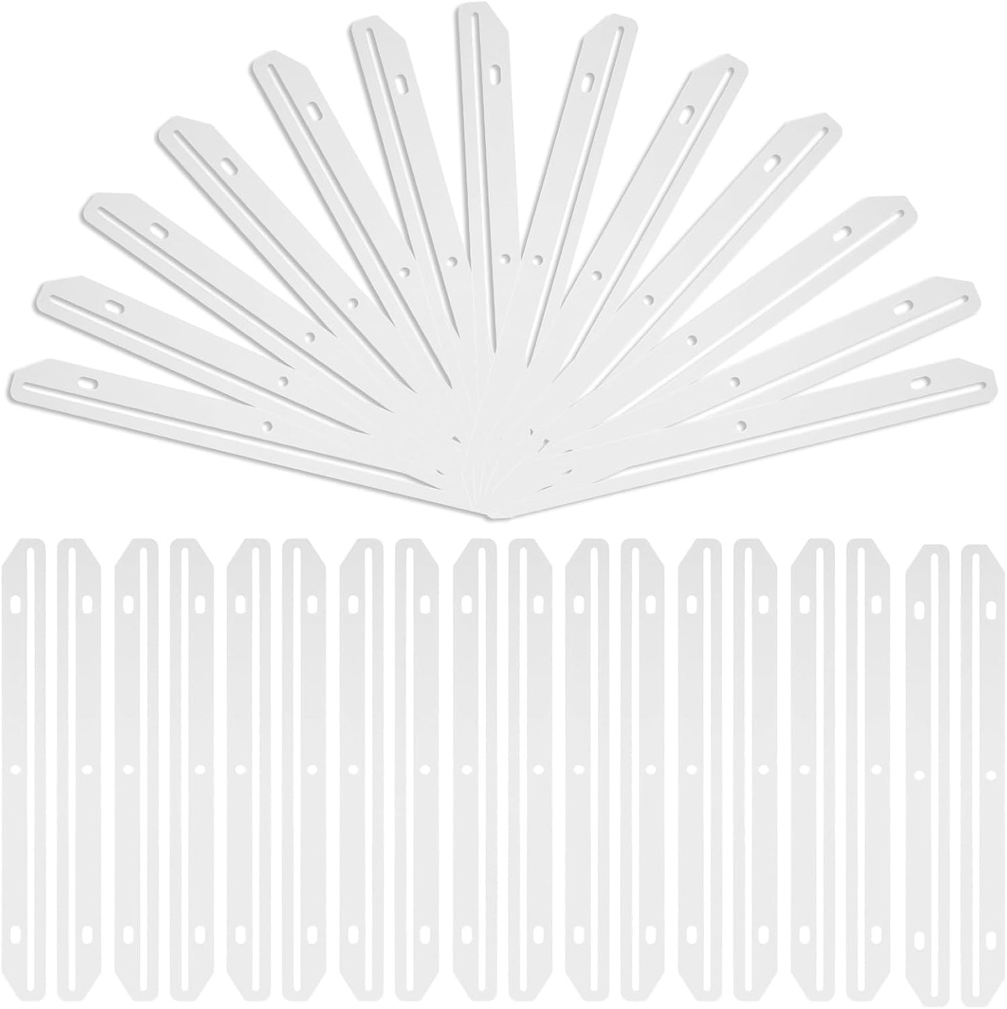 100 Revisteros Perforados 11.6" Organiz. Plástico