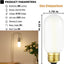 Bombilla LED E26 6W blanco cálido 2700K regulable tubular T14