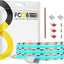 Tira LED USB 6.6pulg 640 LED para gabinete dormitorio