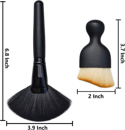 3 Pzas Cepillos Microfibra para Auto y Peluquería