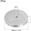 Disco aluminio redondo 2.36pulg adaptador vidrio mesa 8pcs