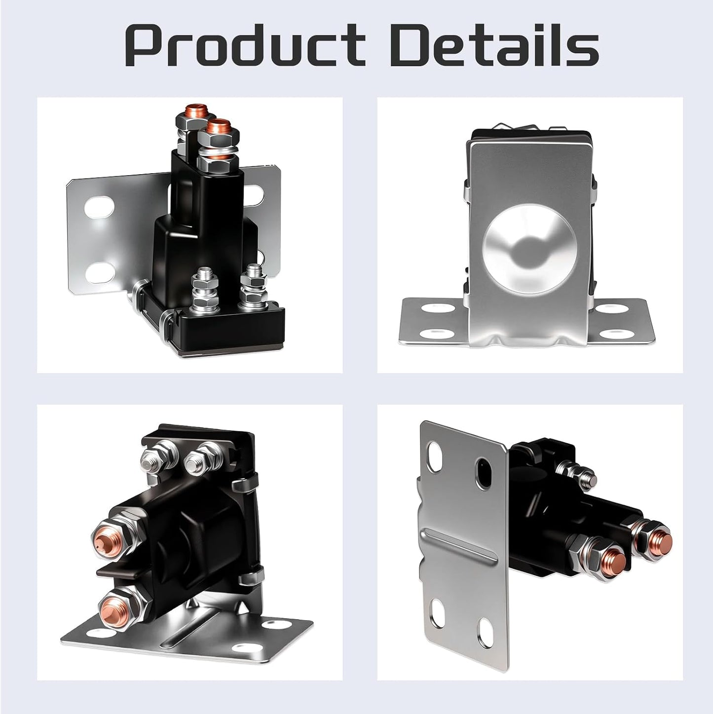 Solenoide arranque 4 terminales 14v para carrito golf Ezgo Txt