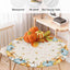 Mantel redondo otoño elástico ajustable 45-54pulg impermeable