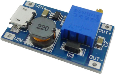 Convertidor DC-DC 2V-24V a 5V-28V 2A MicroUSB pack 10
