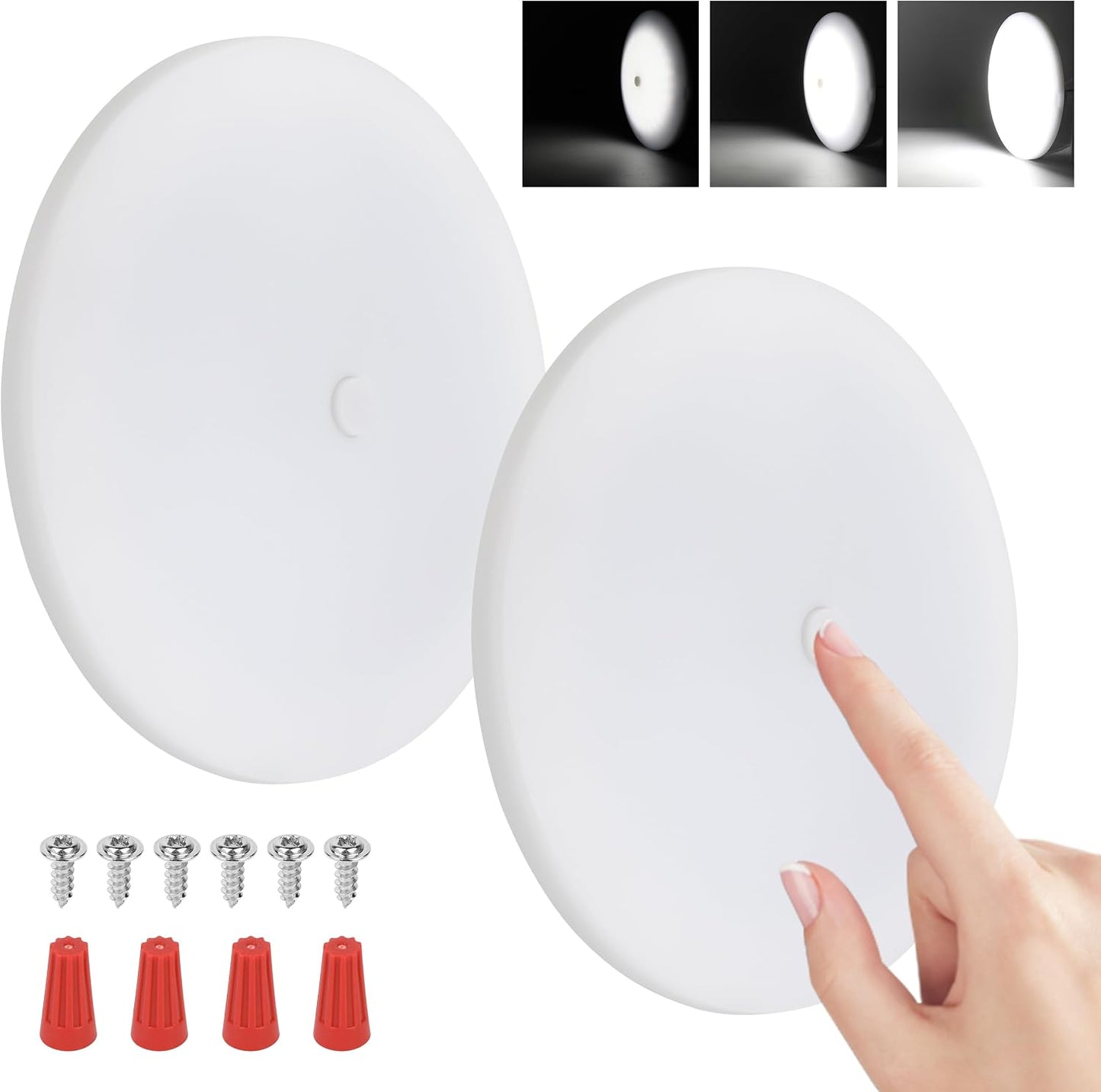 Luz LED techo 5" 12V regulable para cámper furgoneta