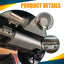 Abrazadera escape 3" set 2 pzas acero inox 304