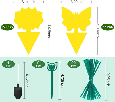 48 Trampas adhesivas para mosquitos interiores y exteriores