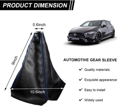 Funda pomo cambio coche piel universal decorativa a prueba de polvo