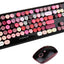 Combo teclado y ratón inalámbricos 2.4 GHz para PC Negro