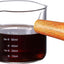 Tazas medidoras espresso con asa 2.5oz vidrio borosilicato
