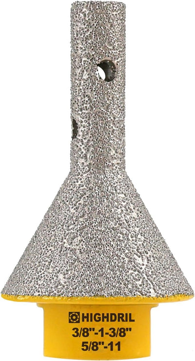 Broca diamante biselada para 3/8-1-3/8 in cerámica