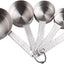 Set 5 Tazas y 6 Cucharas Medidoras Acero Inox