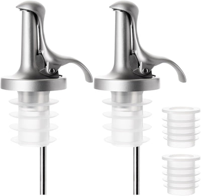 Tapones botella 3en1 con boquilla aceite oliva 2pzas