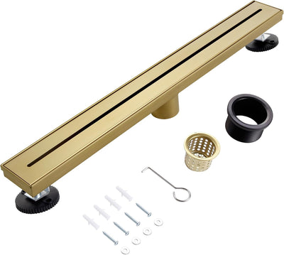 Desagüe ducha 24pulg acero inox 304 rejilla extraíble