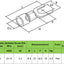 100 Conectores Alambre Horquilla Aislados 22-16 AWG Rojo