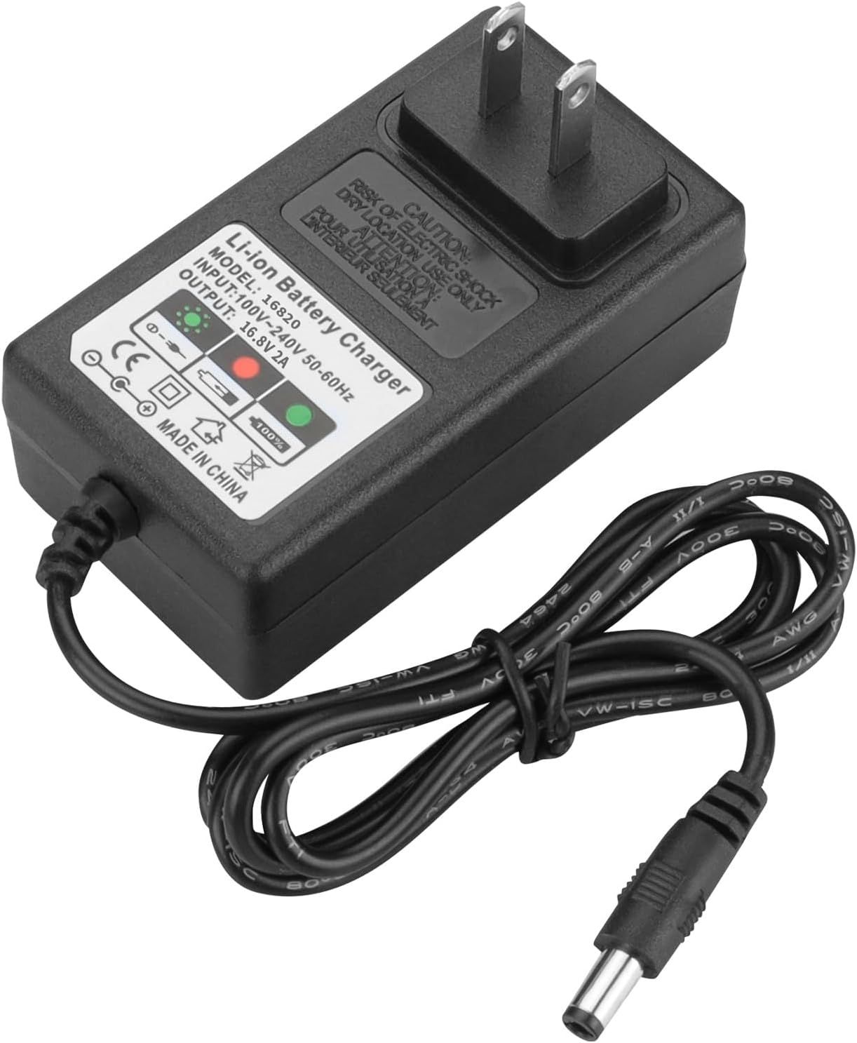 Cargador 16.8V AC/DC para baterías 4S