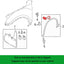 Kit clip protege cubierta puerta VW 3c0-853-585 586
