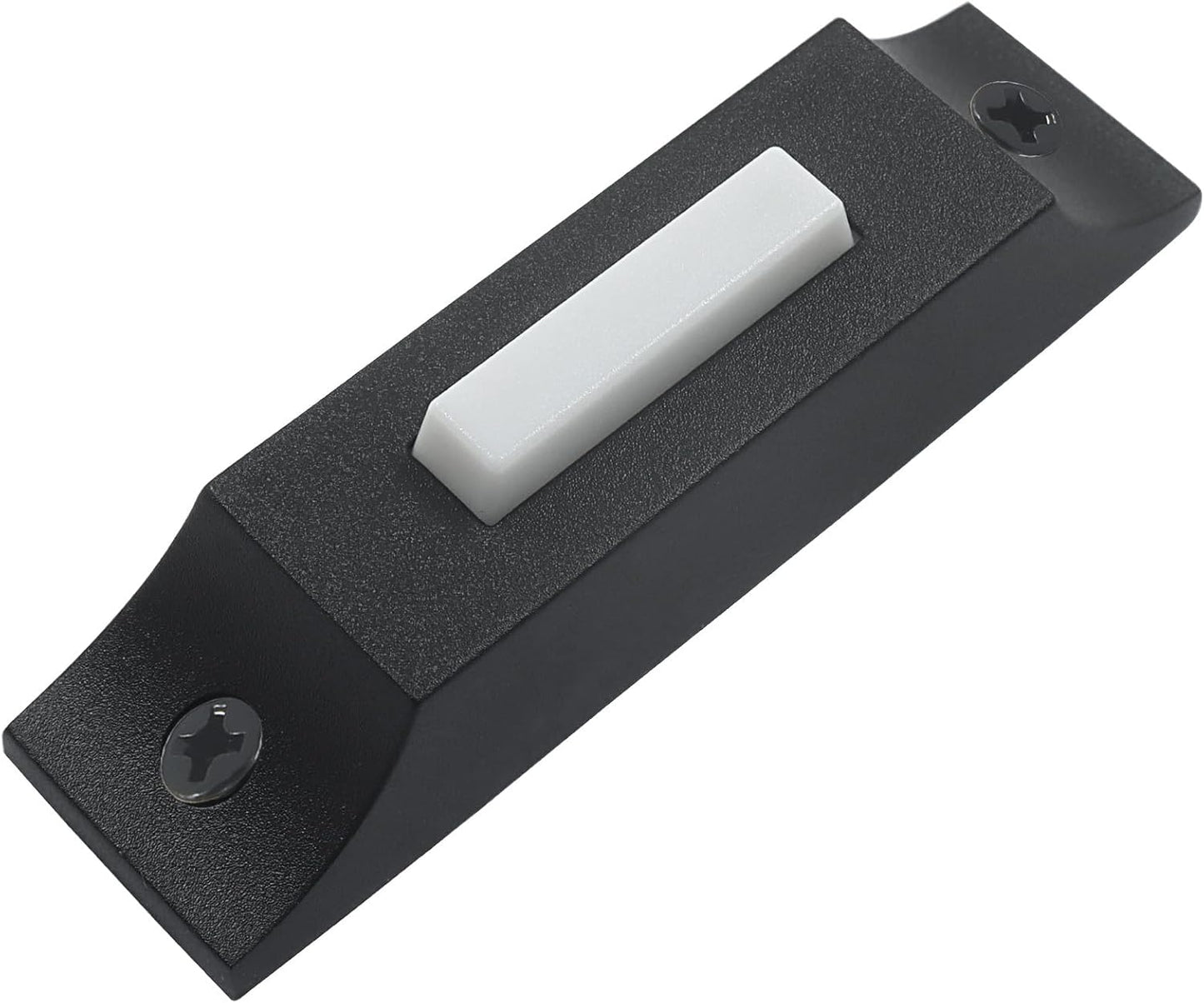 Botón timbre iluminado metal negro pared interruptor garaje