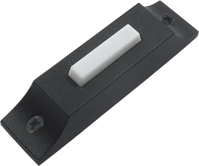 Botón timbre iluminado metal negro pared interruptor garaje