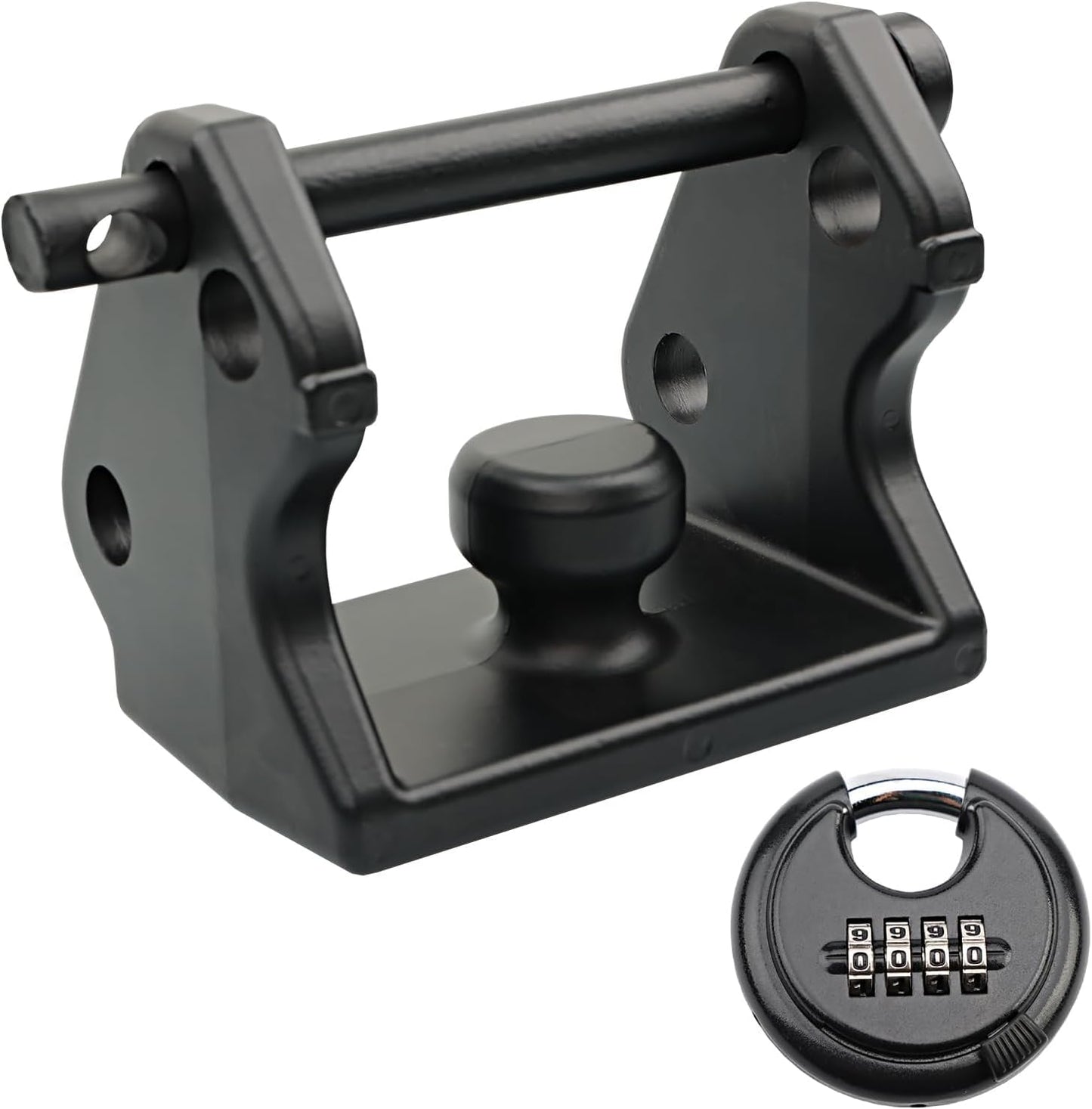 Cerradura enganche remolque combinación 2-5/16" negro