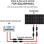 Cable extensión solar 3ft 10AWG con conectores resistente