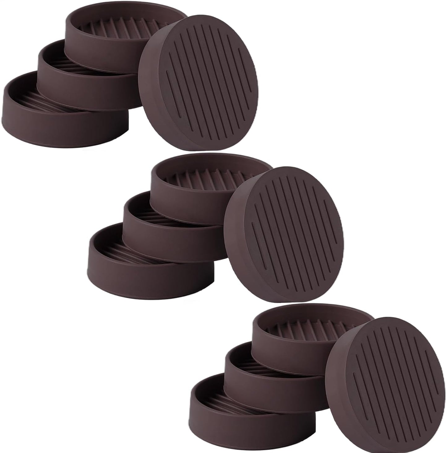Copas ruedas muebles 2x2pulg antideslizantes con agarre