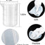 Tazas medición silicona 700ml para resina epoxi y manualidades