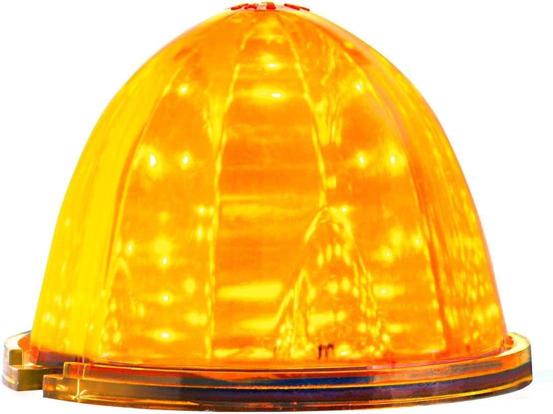 Luz de giro/indicador 18 LED sellada color amarillo