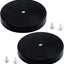 2 Kits Soporte Lámpara Colgante Negro Moderno 4.72pulg