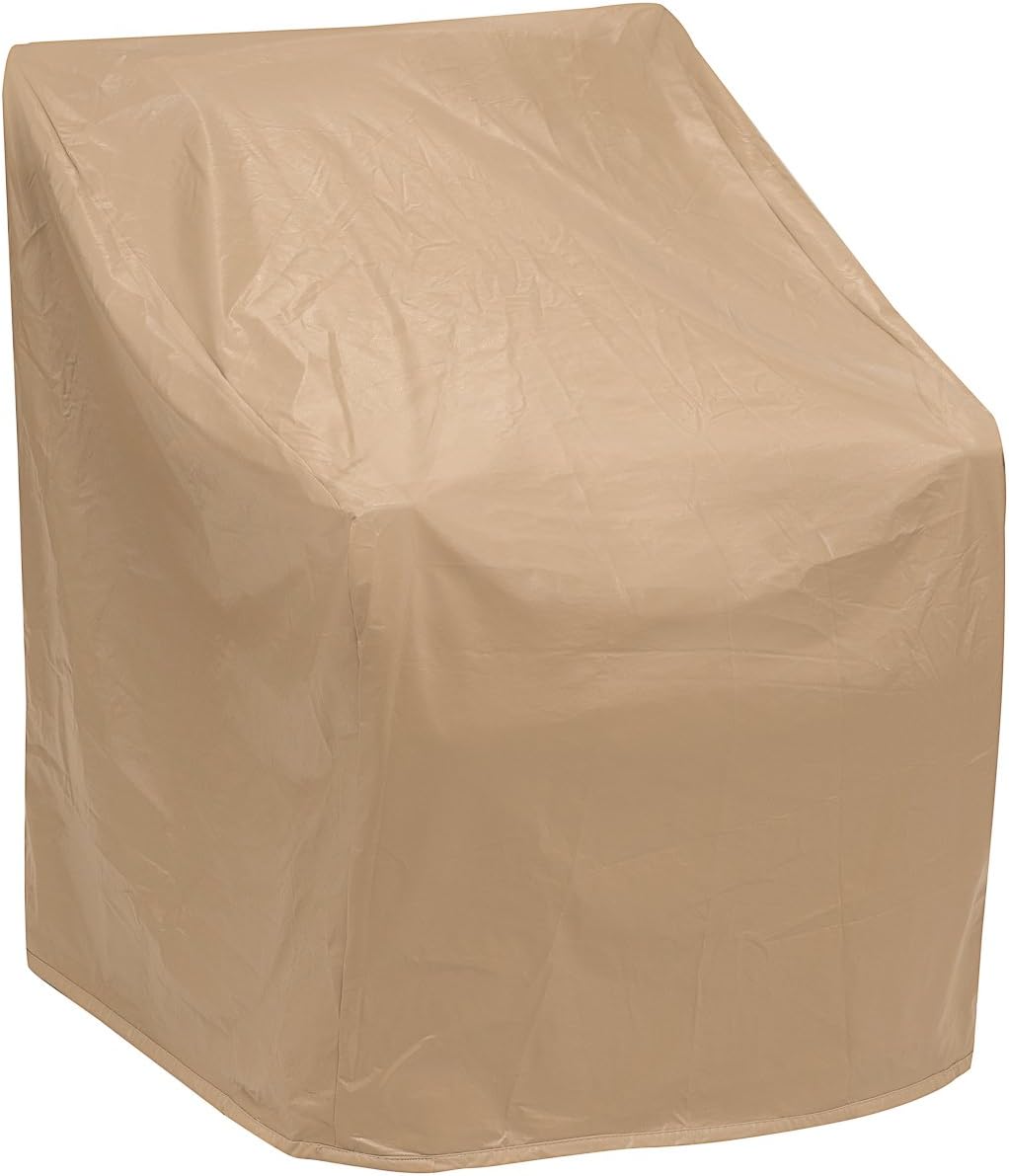 Funda silla mimbre resistente 89x89x89cm marrón claro