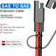 Cable extensión SAE 16AWG 20ft para paneles solares