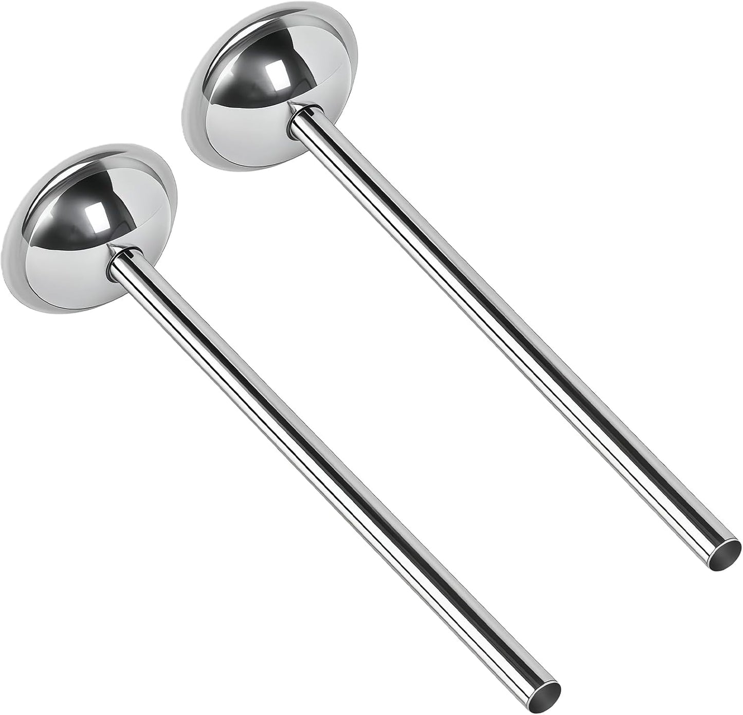 2 Pzas Tubo Relleno Salchicha Acero Inox Ajuste Universal