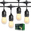 Cadena luces exteriores 12ft 5 LED impermeables