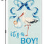 Bandera jardín It's a Boy bienvenida bebé azul