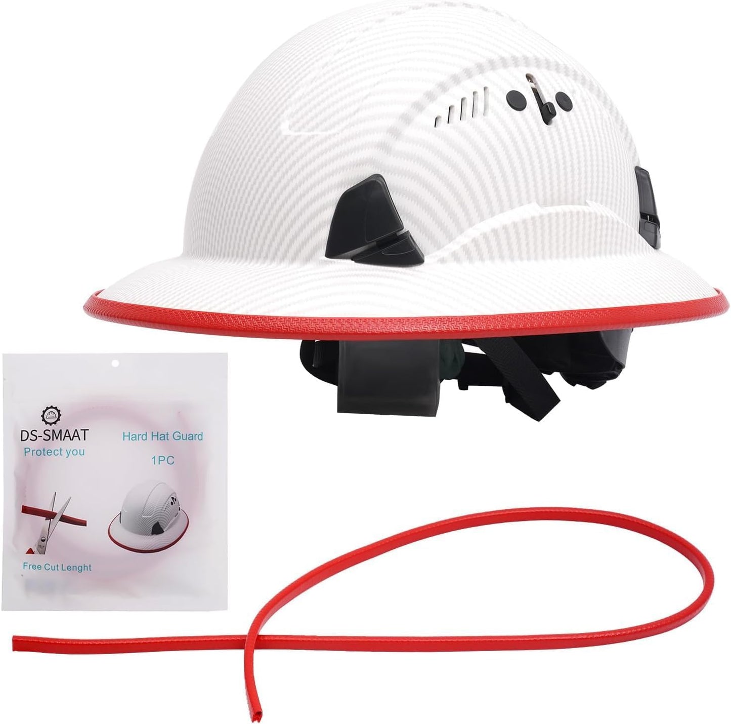 Protector casco ala completa borde negro 36.6pulg