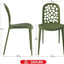 2 Sillas Patio Apilables Modernas para Exterior